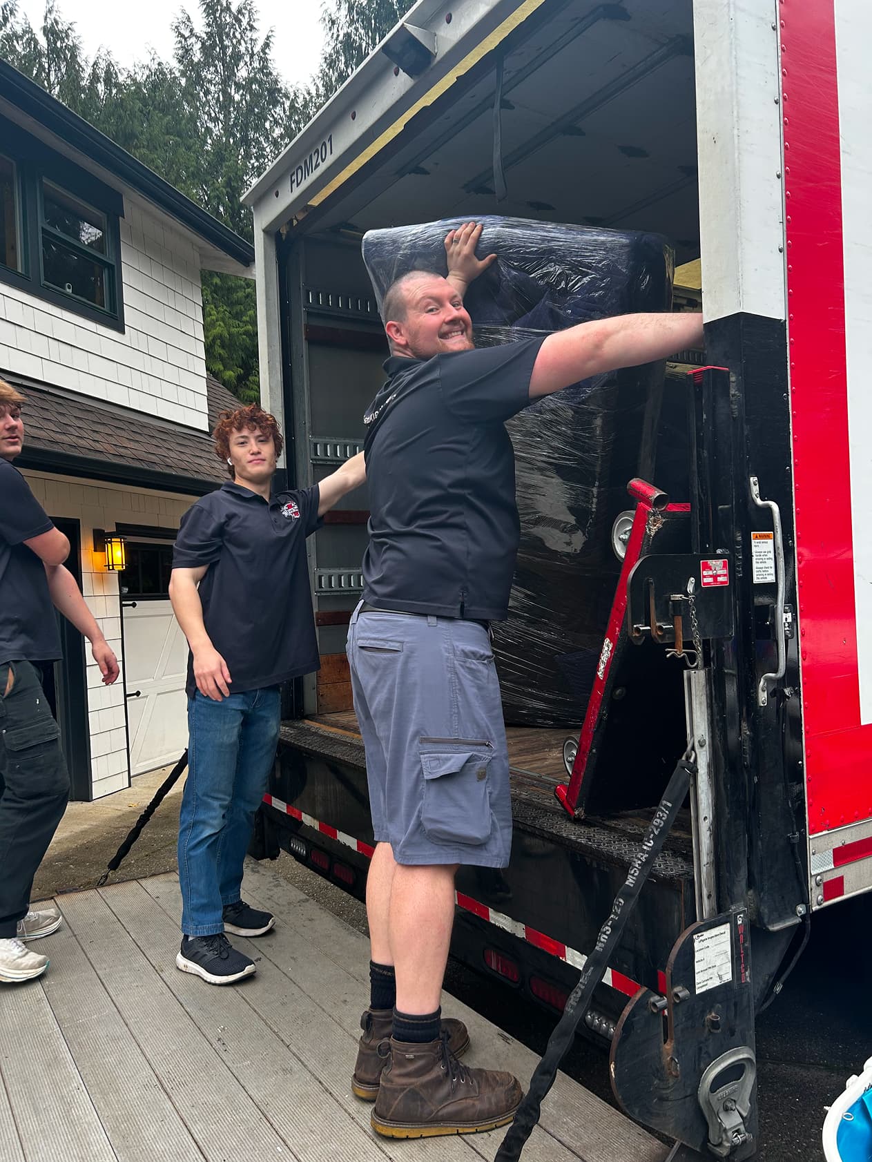 First Due Movers team at work
