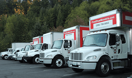 First Due Movers moving truck
