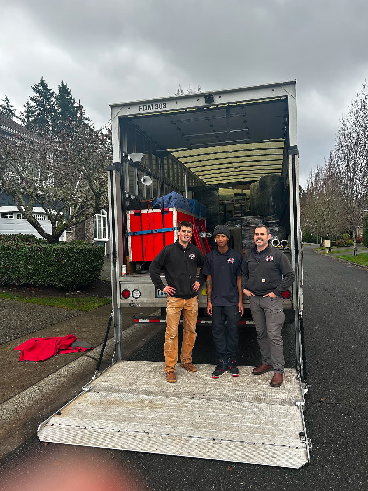 First Due Movers moving truck