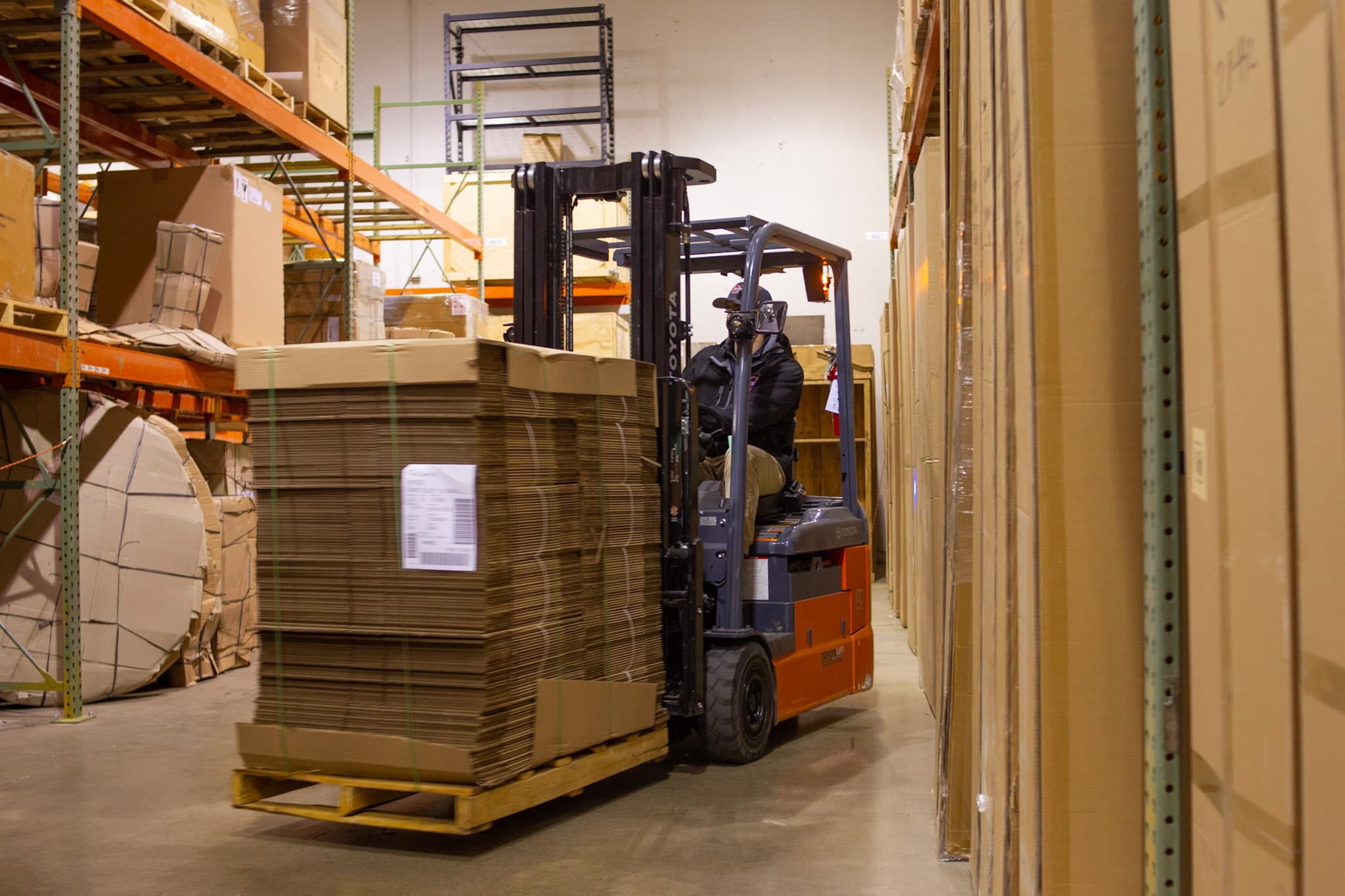 First Due Movers warehouse facility